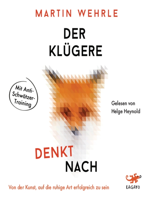 Title details for Der Klügere denkt nach by Martin Wehrle - Wait list